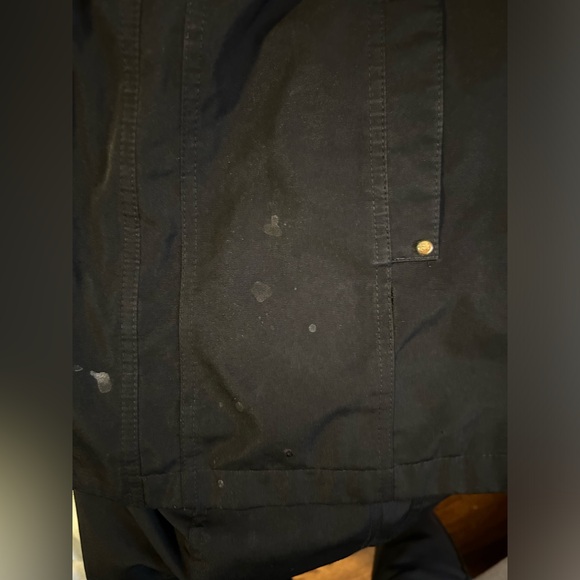 Dana Buchman lightweight black trench coat with hood - Picture 11 of 16